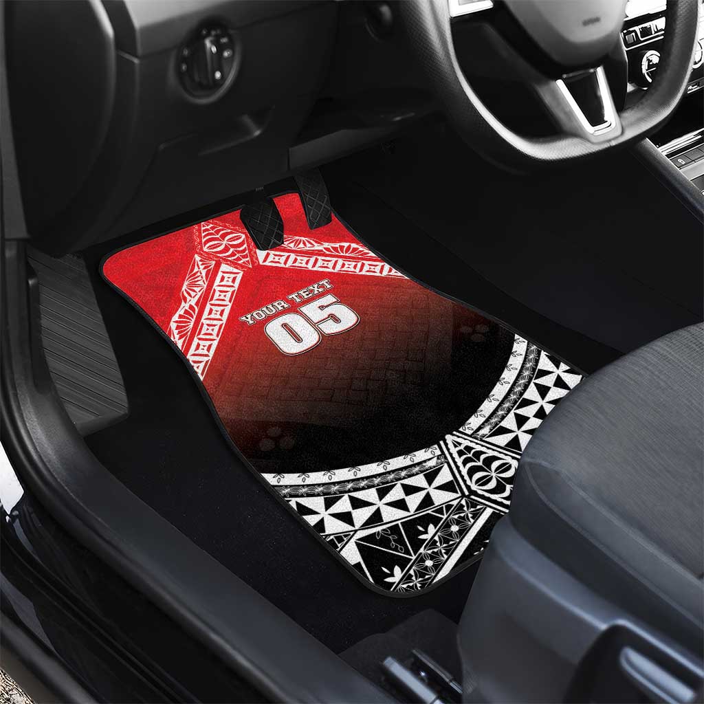 Custom Rugby Tonga MMT Car Mats Mana O Tonga LT05 - Polynesian Pride