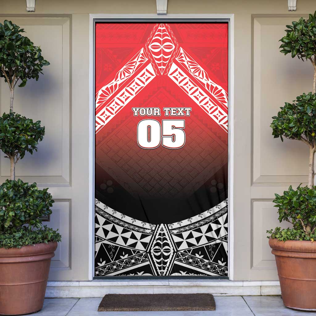 Custom Rugby Tonga MMT Door Cover Mana O Tonga - Polynesian Pride