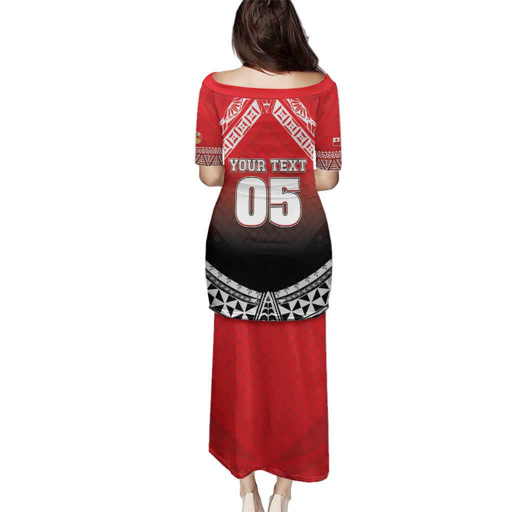 Custom Rugby Tonga MMT Family Matching Puletasi and Hawaiian Shirt Mana O Tonga LT05 - Polynesian Pride