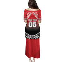 Custom Rugby Tonga MMT Family Matching Puletasi and Hawaiian Shirt Mana O Tonga LT05 - Polynesian Pride
