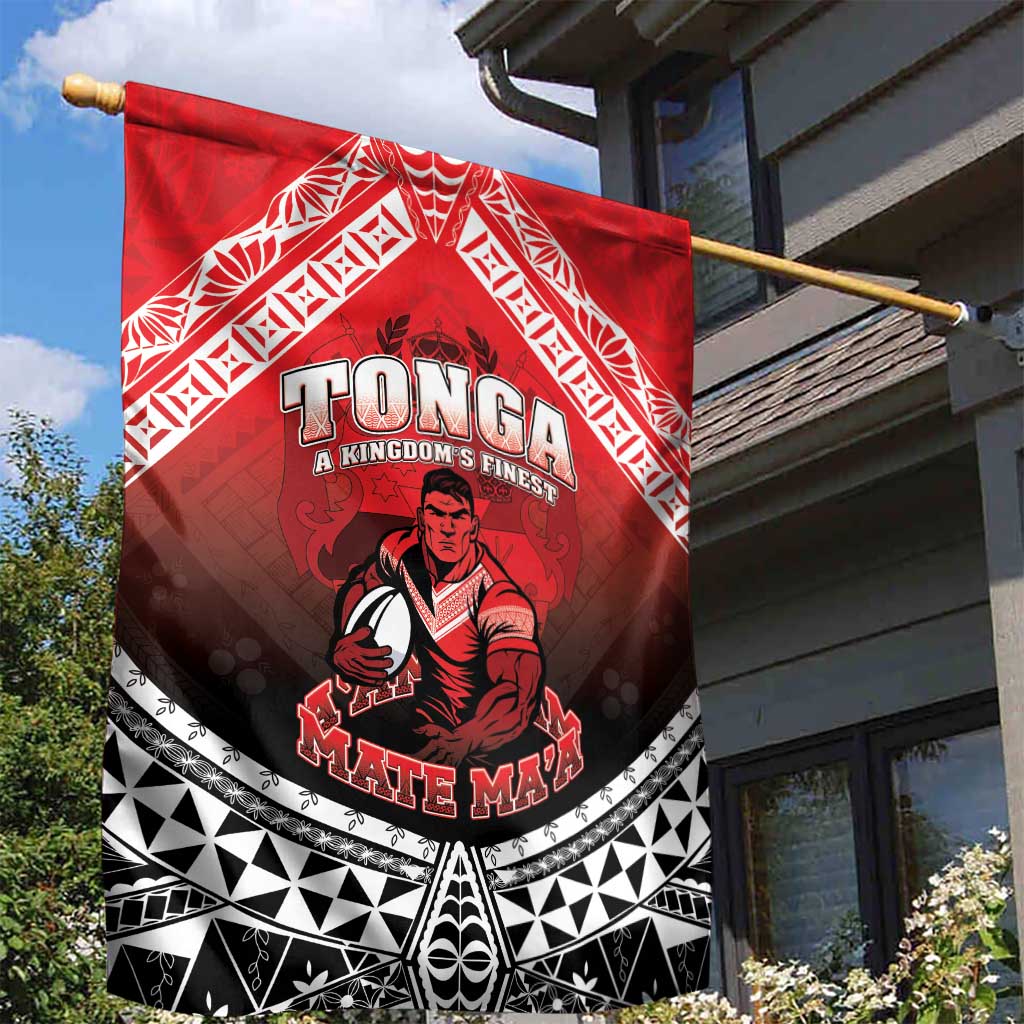 Rugby Tonga MMT Garden Flag Mana O Tonga LT05 - Polynesian Pride