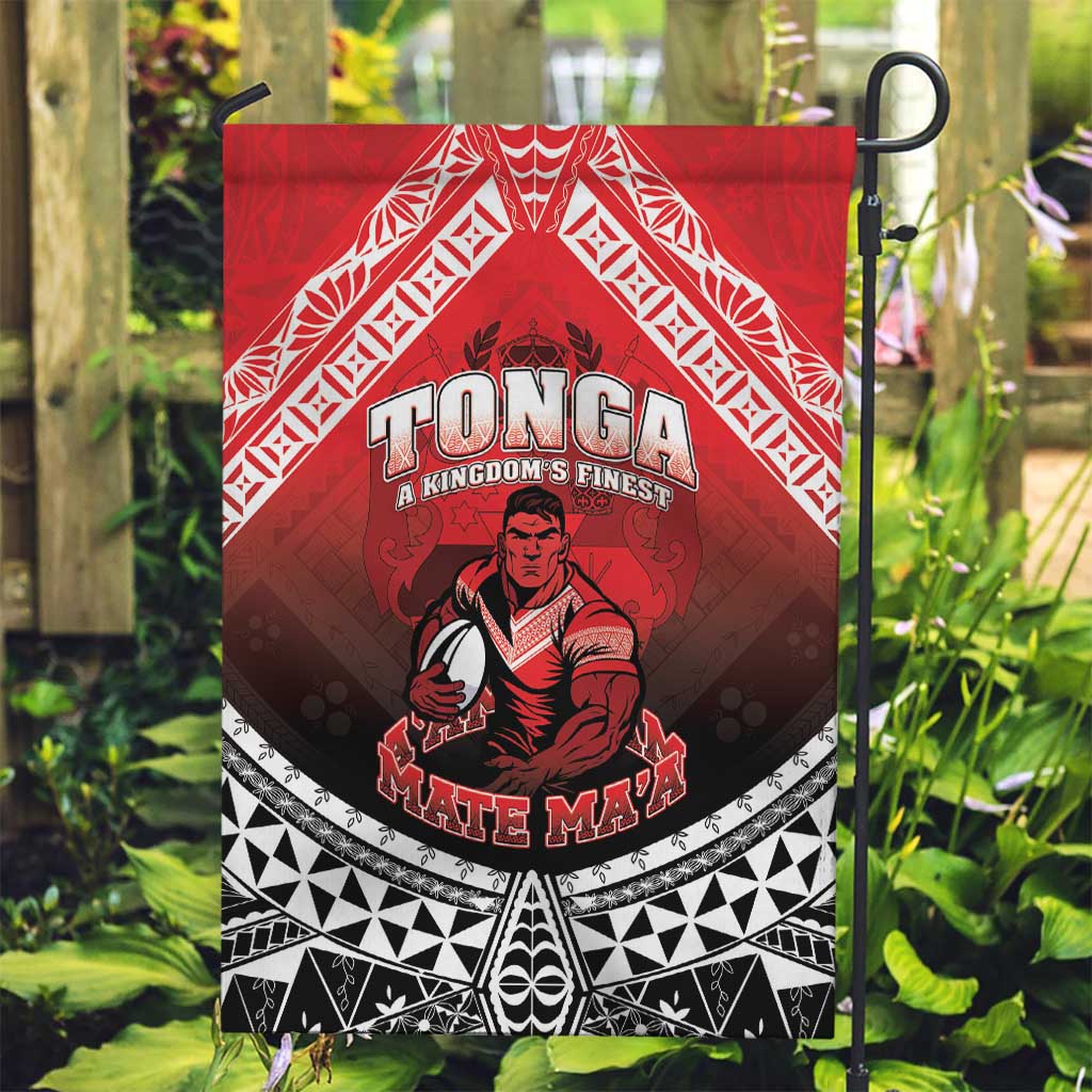 Rugby Tonga MMT Garden Flag Mana O Tonga LT05 Garden Flag Red - Polynesian Pride