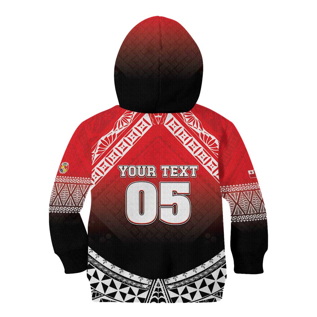 Custom Rugby Tonga MMT Kid Hoodie Mana O Tonga - Polynesian Pride