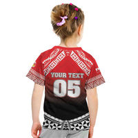 Custom Rugby Tonga MMT Kid T Shirt Mana O Tonga LT05 - Polynesian Pride
