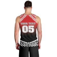 Custom Rugby Tonga MMT Men Tank Top Mana O Tonga LT05 - Polynesian Pride