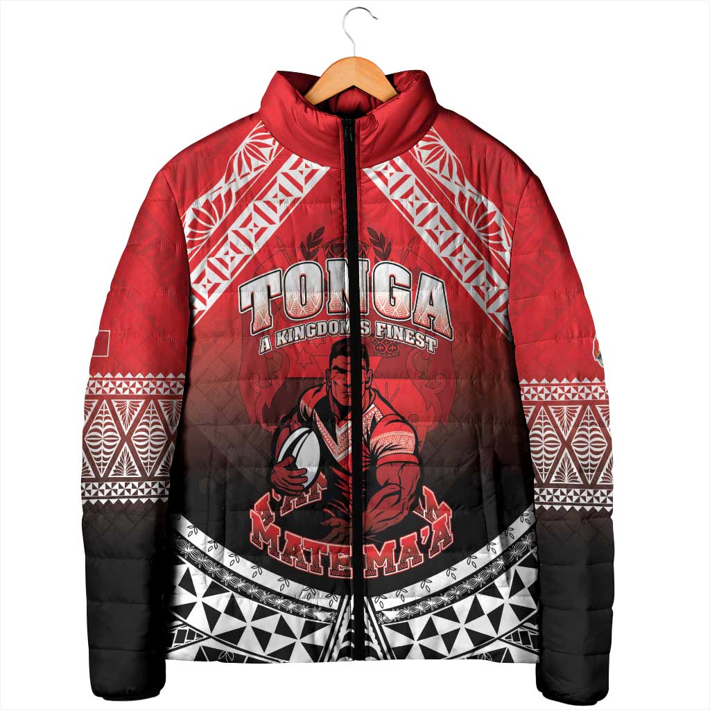Custom Rugby Tonga MMT Padded Jacket Mana O Tonga LT05 - Polynesian Pride