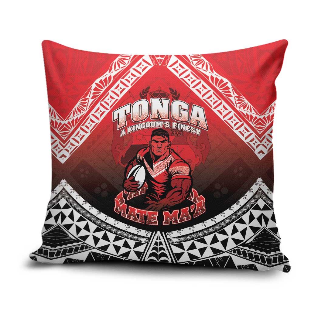 Rugby Tonga MMT Pillow Cover Mana O Tonga LT05 Red - Polynesian Pride
