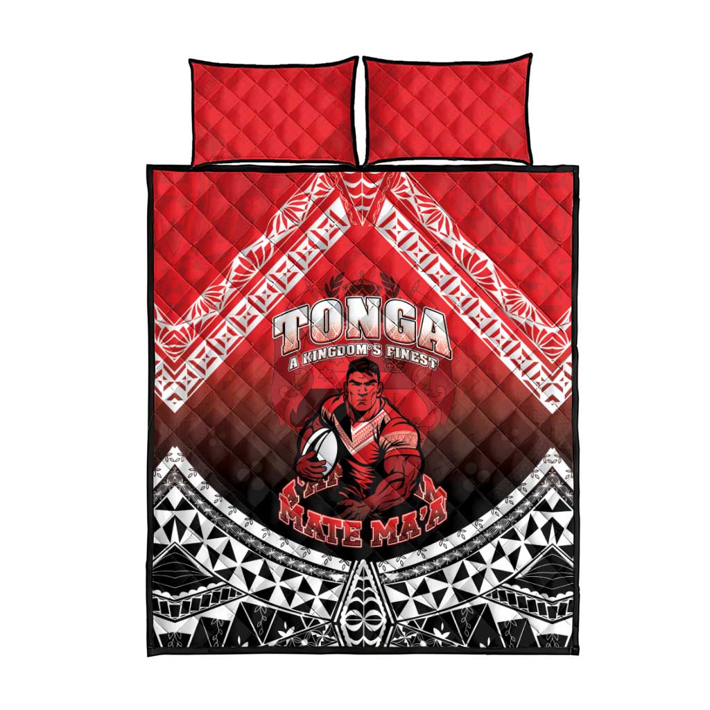 Rugby Tonga MMT Quilt Bed Set Mana O Tonga LT05 - Polynesian Pride