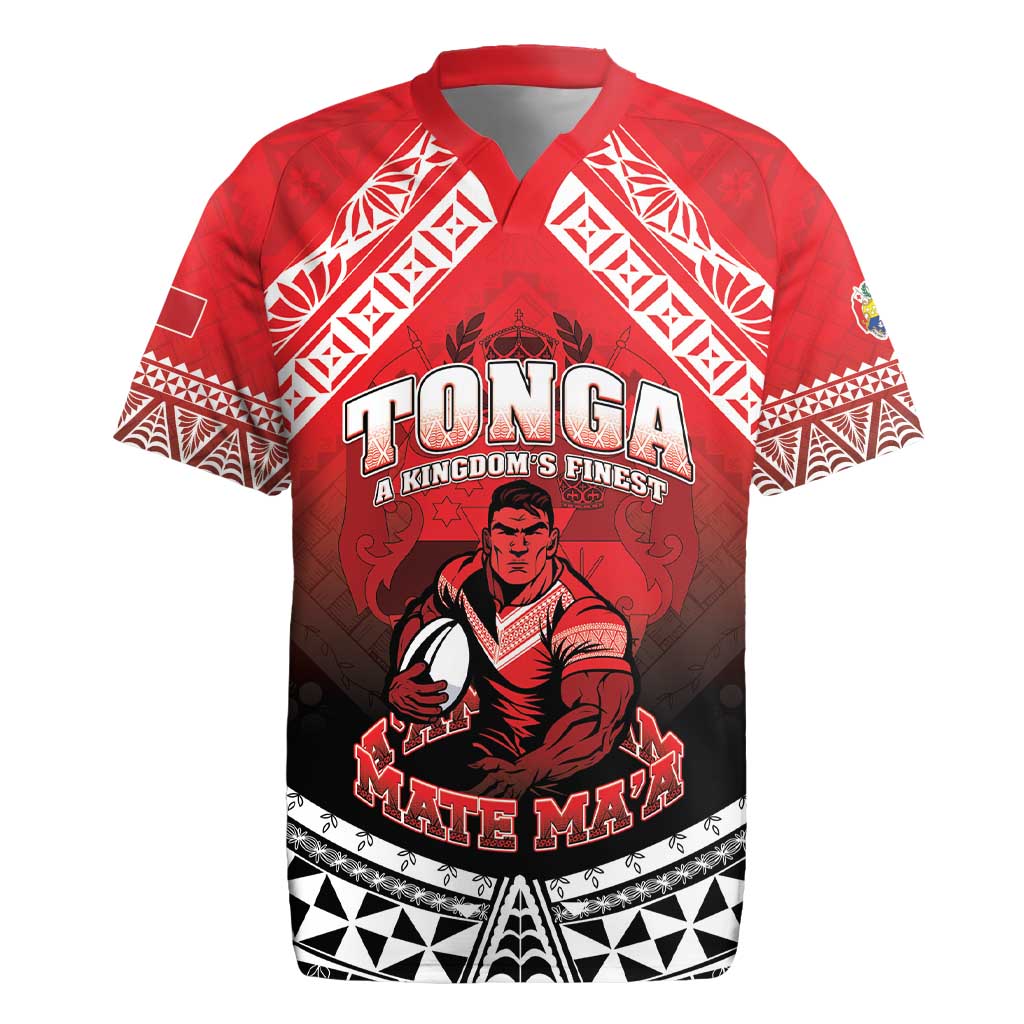 Custom Rugby Tonga MMT Rugby Jersey Mana O Tonga LT05 Red - Polynesian Pride