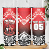Custom Rugby Tonga MMT Skinny Tumbler Mana O Tonga LT05 - Polynesian Pride