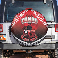 Rugby Tonga MMT Spare Tire Cover Mana O Tonga LT05 Red - Polynesian Pride