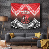 Rugby Tonga MMT Tapestry Mana O Tonga LT05 Red - Polynesian Pride