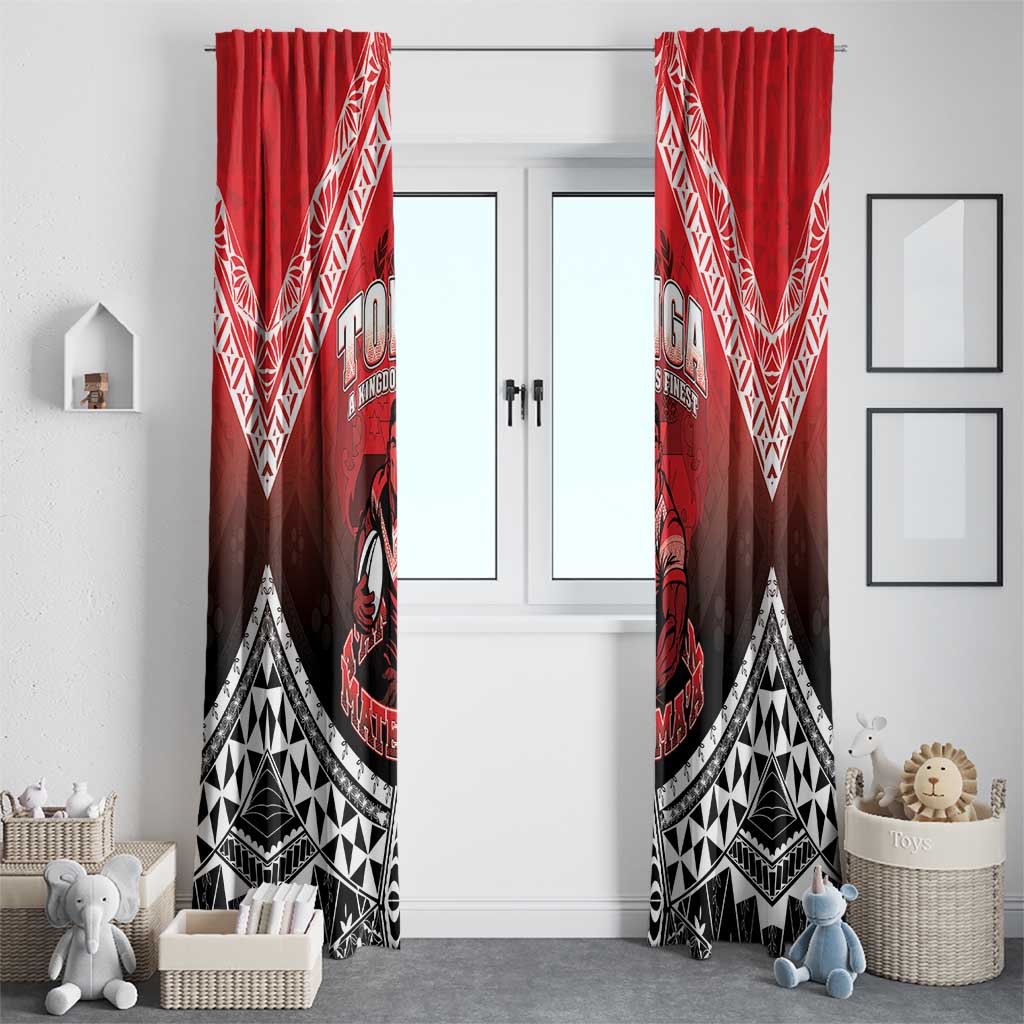 Rugby Tonga MMT Window Curtain Mana O Tonga LT05 - Polynesian Pride