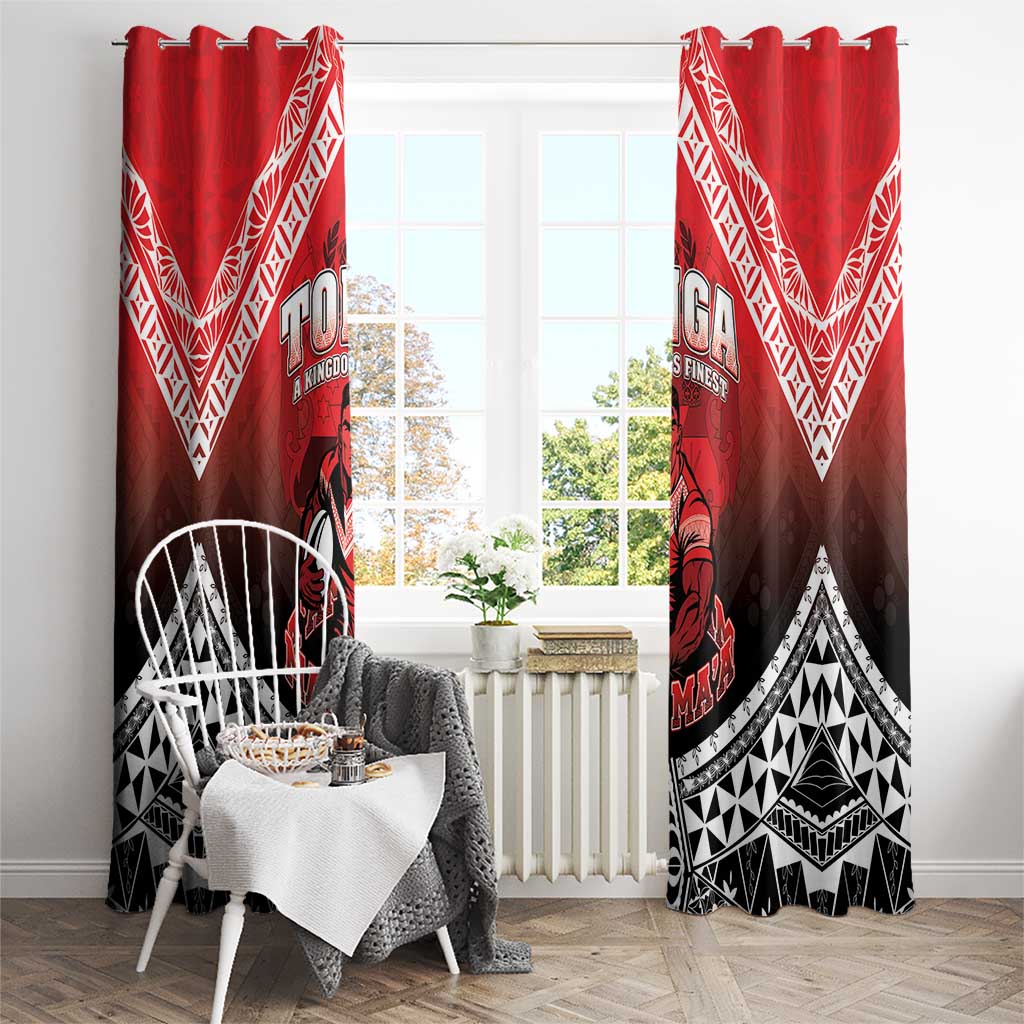 Rugby Tonga MMT Window Curtain Mana O Tonga LT05 - Polynesian Pride