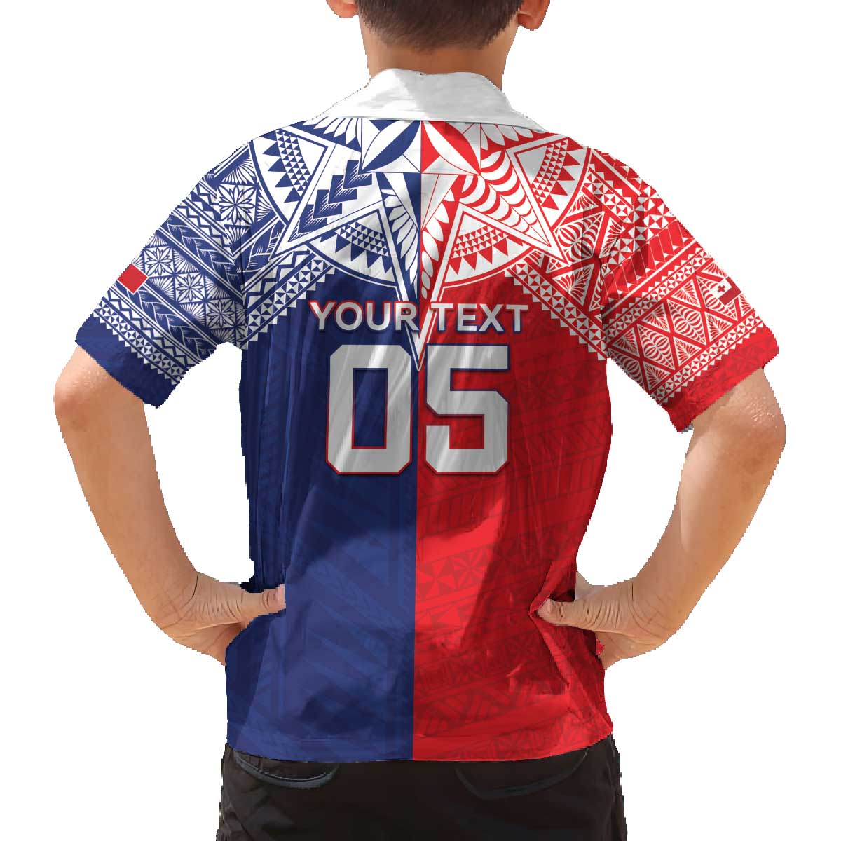 Custom Rugby Samoa And Tonga Family Matching Off The Shoulder Long Sleeve Dress and Hawaiian Shirt Toa Samoa With Mate Maa - Polynesian Pride