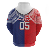 Custom Rugby Samoa And Tonga Hoodie Toa Samoa With Mate Maa - Polynesian Pride