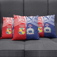 Rugby Samoa And Tonga Pillow Cover Toa Samoa With Mate Maa LT05 - Polynesian Pride