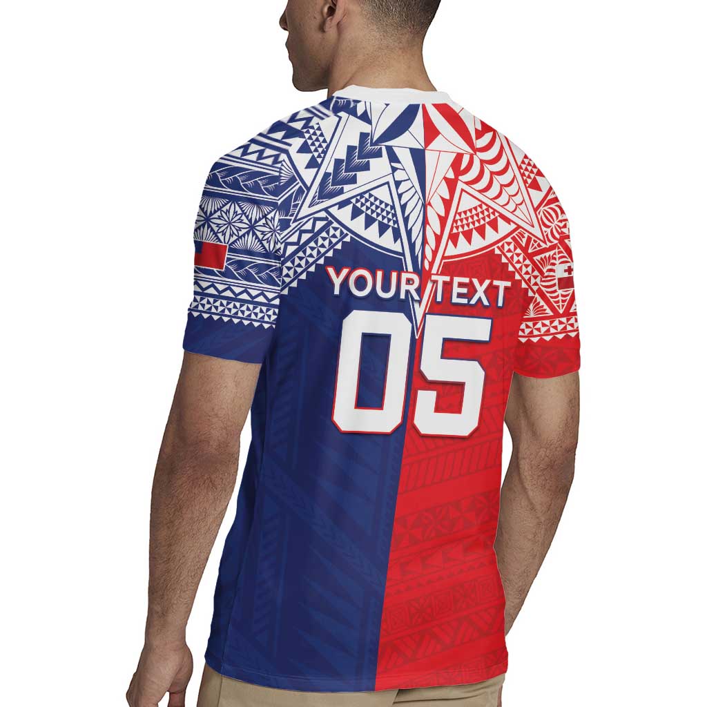 Custom Rugby Samoa And Tonga Rugby Jersey Toa Samoa With Mate Maa LT05 - Polynesian Pride