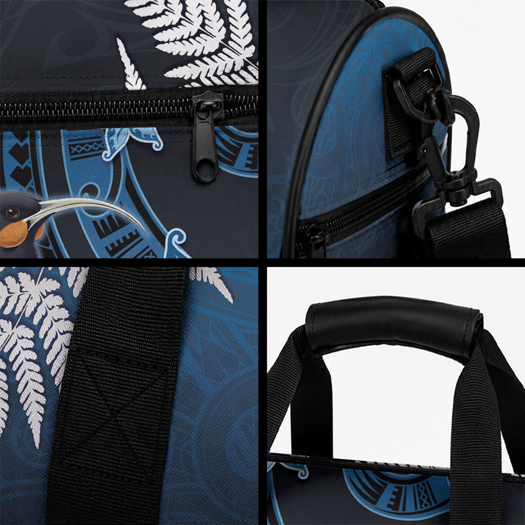 New Zealand Huia Bird Duffle Bag Aotearoa Maori Pattern LT05 - Polynesian Pride