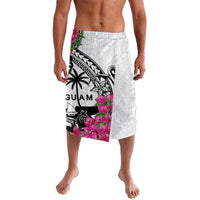 Guam Chamorro Lavalava Bougainvillea White Polynesian Tribal Pattern
