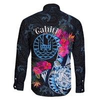Tahiti Ia Orana Family Matching Puletasi and Hawaiian Shirt Polynesian Turtle With Coat Of Arms LT05 - Polynesian Pride