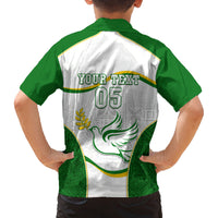 Custom Tailevu Rugby Family Matching Long Sleeve Bodycon Dress and Hawaiian Shirt Fiji Tapa Pattern LT05 - Polynesian Pride