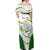 Custom Tailevu Rugby Off Shoulder Maxi Dress Fiji Tapa Pattern LT05 - Polynesian Pride