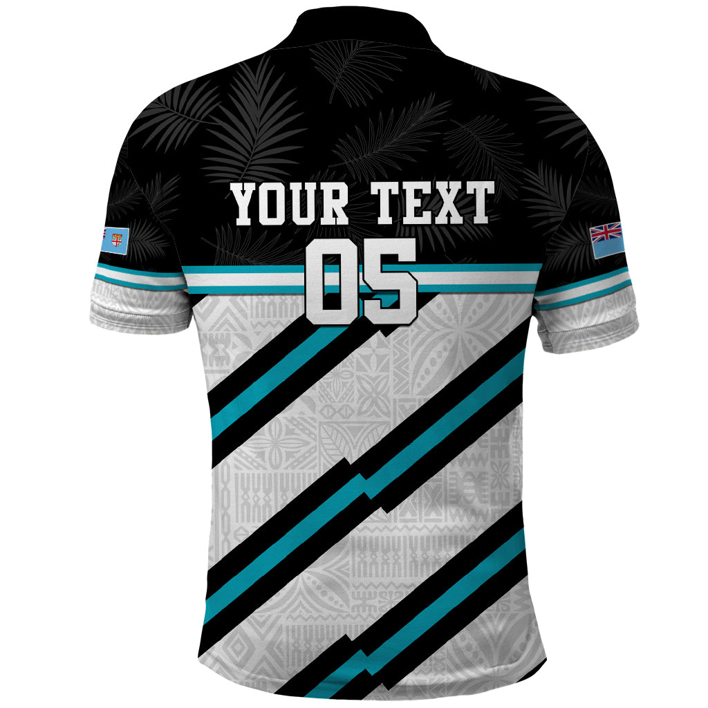 Custom Fiji Rugby Polo Shirt Fijian 7s With Tapa Pattern LT05 - Polynesian Pride