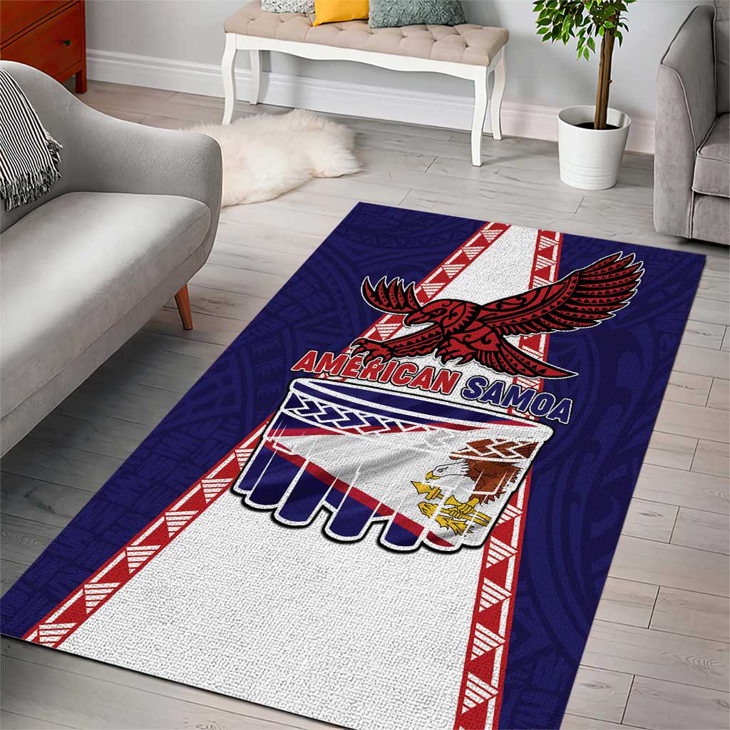 American Samoa Flag Day Area Rug Flag Style