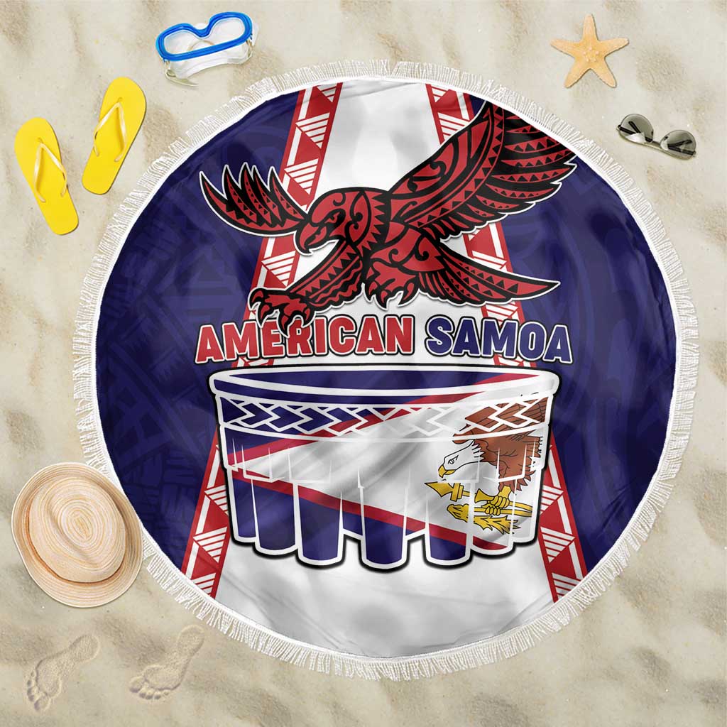 American Samoa Flag Day Beach Blanket Flag Style