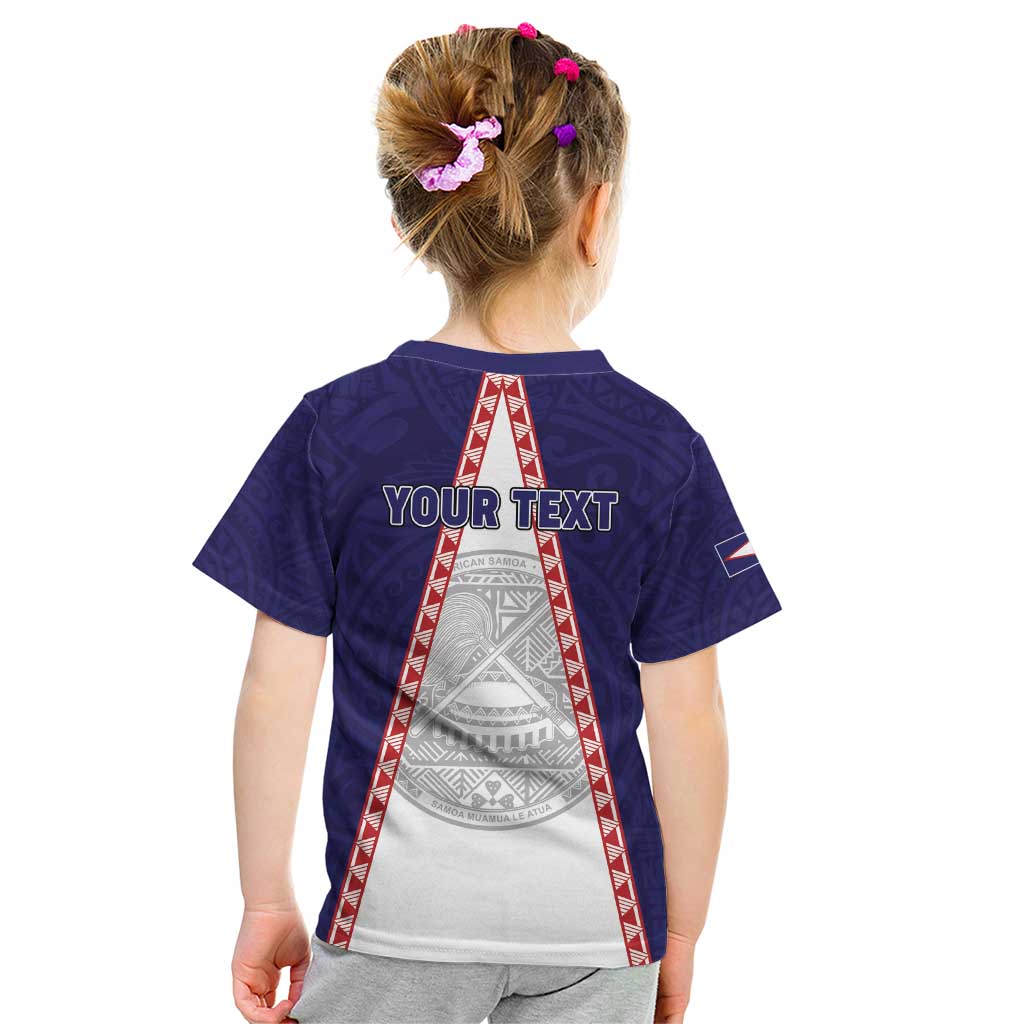 Personalised American Samoa Flag Day Kid T Shirt Flag Style