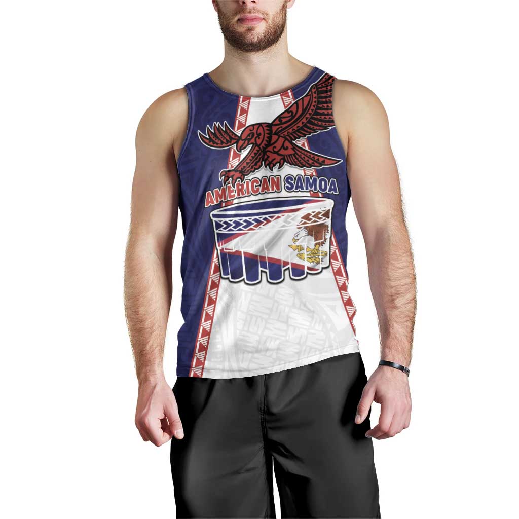 Personalised American Samoa Flag Day Men Tank Top Flag Style