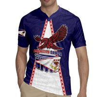 Personalised American Samoa Flag Day Rugby Jersey Flag Style LT05 - Polynesian Pride