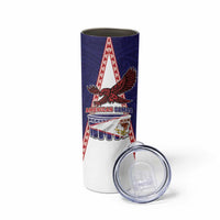 Personalised American Samoa Flag Day Skinny Tumbler Flag Style LT05 - Polynesian Pride