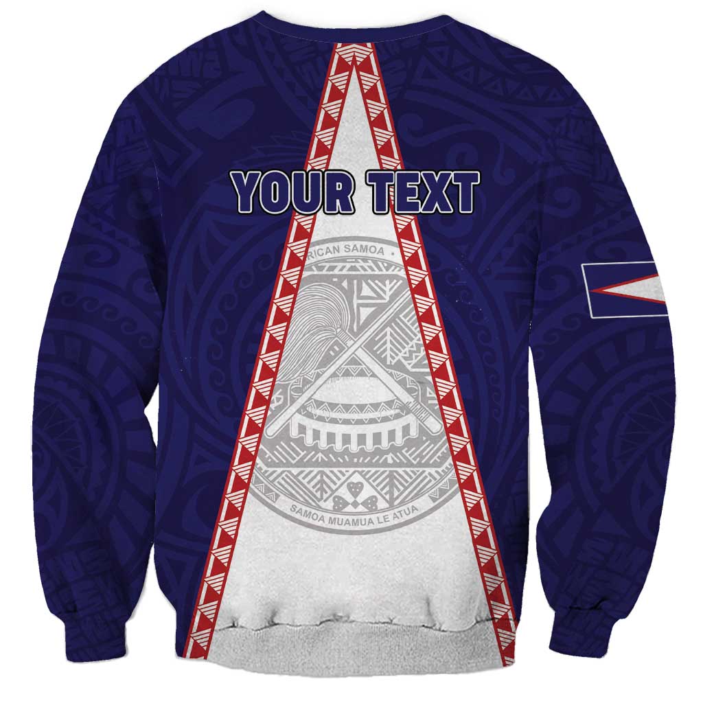 Personalised American Samoa Flag Day Sweatshirt Flag Style