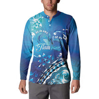 Polynesia Autism Awareness Button Sweatshirt Be In Awe Of My 'Tism