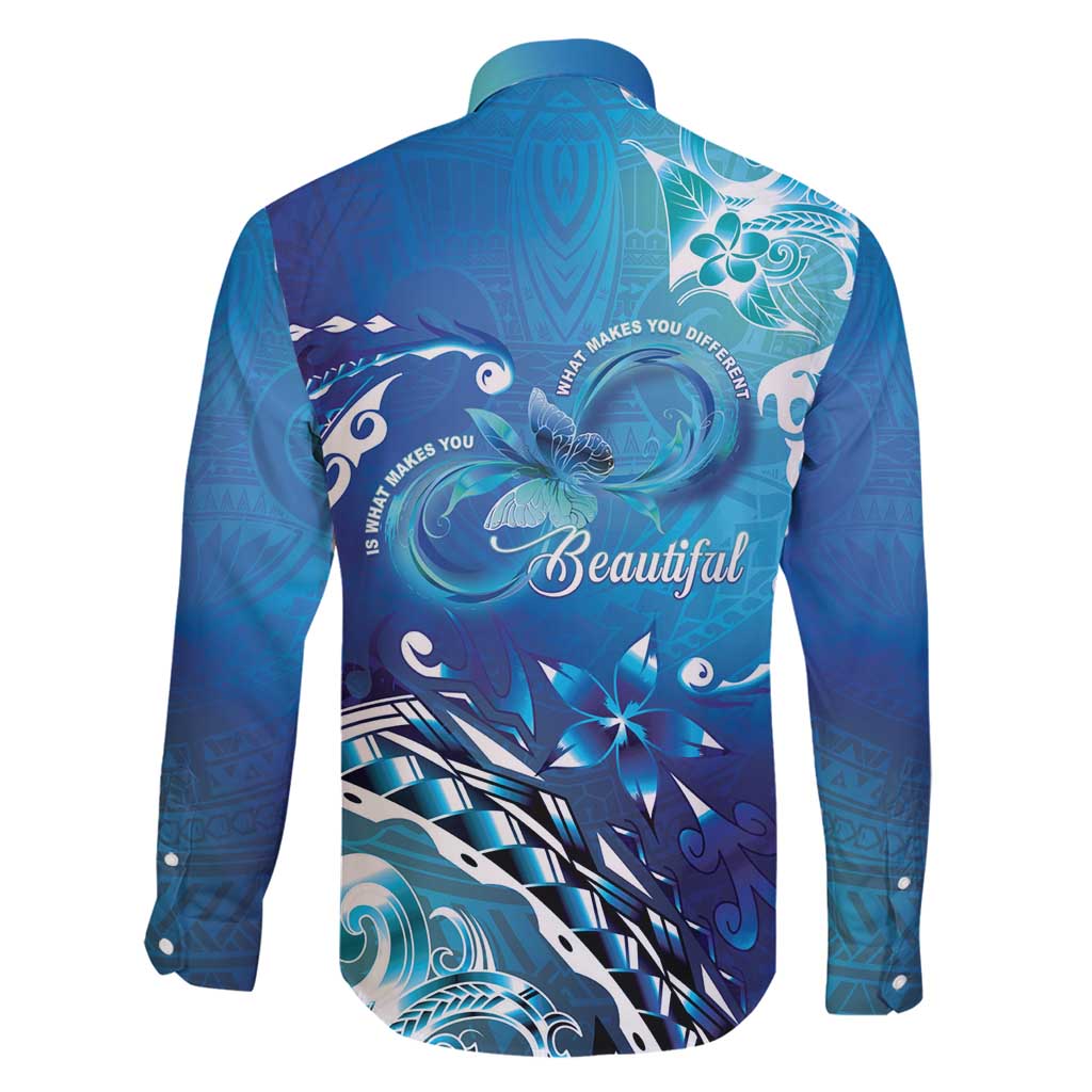 Polynesia Autism Awareness Family Matching Mermaid Dress and Hawaiian Shirt Be In Awe Of My 'Tism