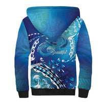 Polynesia Autism Awareness Sherpa Hoodie Be In Awe Of My 'Tism