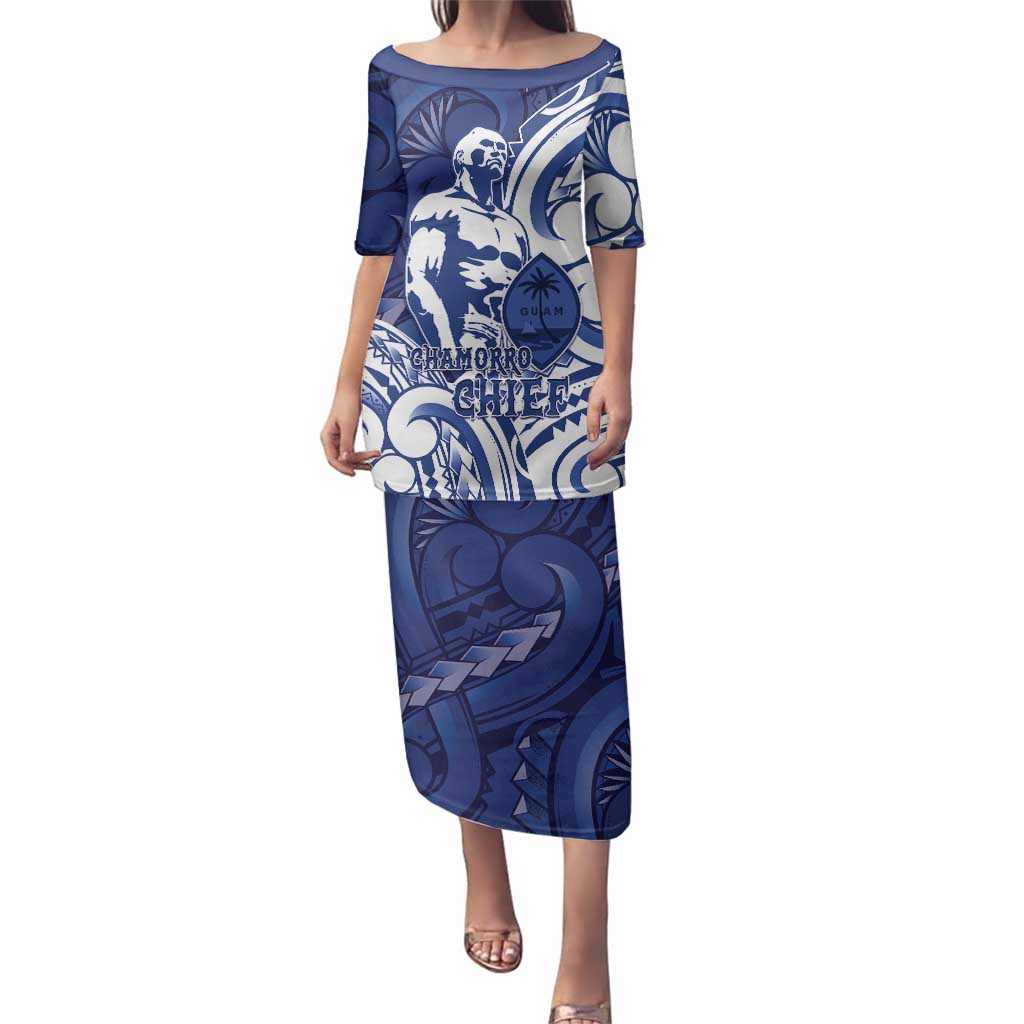 Guam Chief Kepuha Family Matching Puletasi and Hawaiian Shirt Chamorro Pride