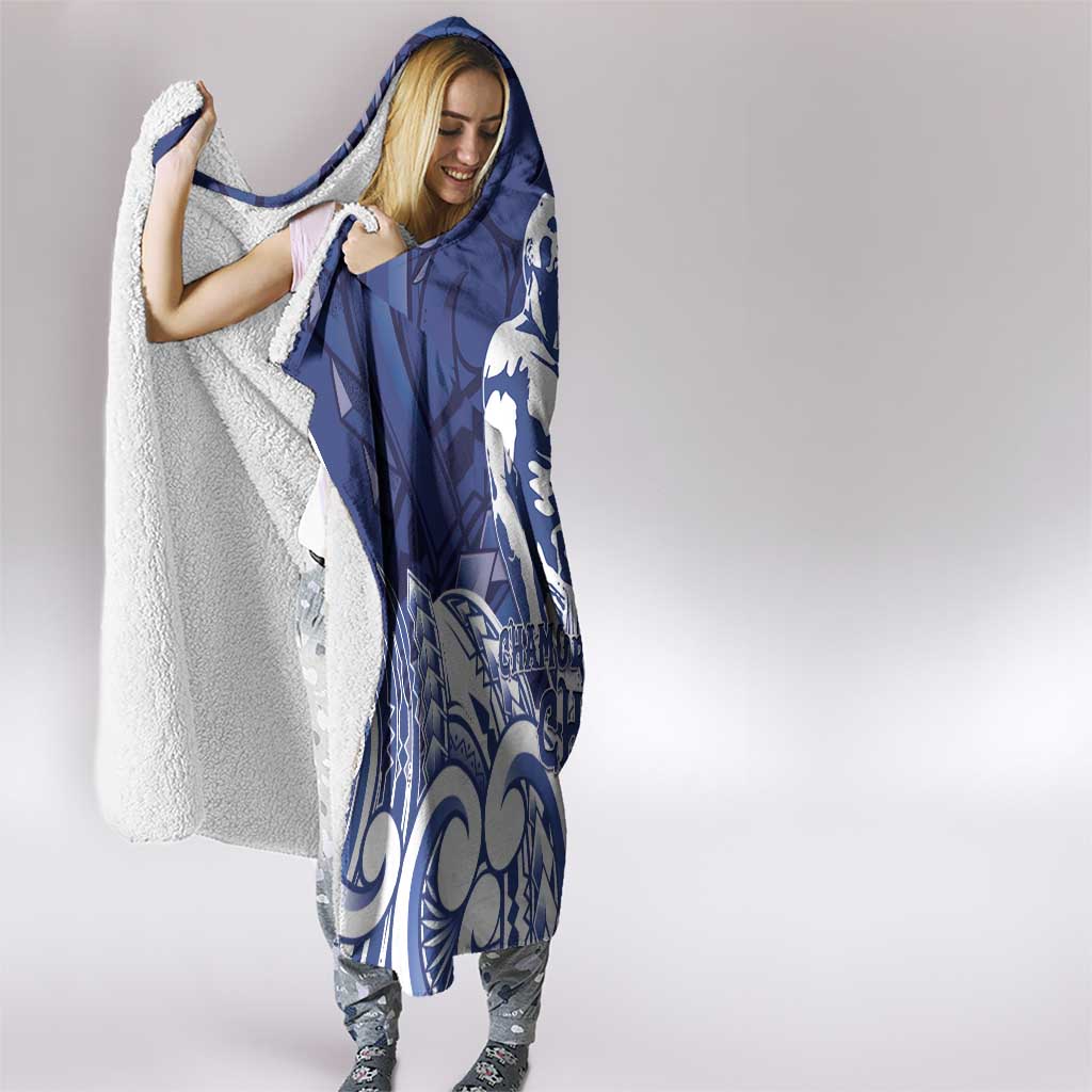 Guam Chief Kepuha Hooded Blanket Chamorro Pride