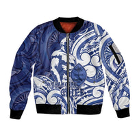 Guam Chief Kepuha Sleeve Zip Bomber Jacket Chamorro Pride