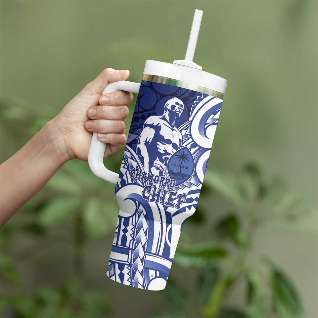 Guam Chief Kepuha Tumbler With Handle Chamorro Pride LT05 - Polynesian Pride