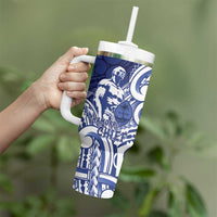 Guam Chief Kepuha Tumbler With Handle Chamorro Pride LT05 - Polynesian Pride