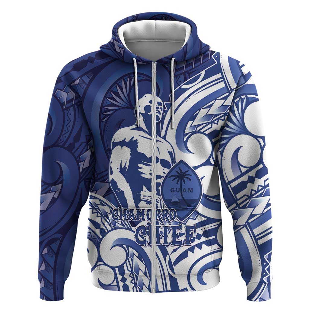 Guam Chief Kepuha Zip Hoodie Chamorro Pride