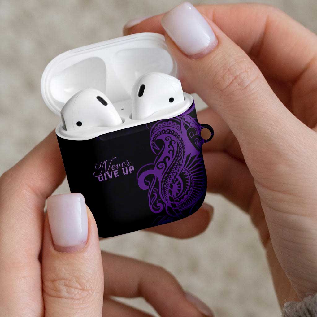 Lupus Warrior AirPods Case Never Give Up Polynesian Style