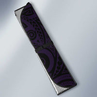 Lupus Warrior Auto Sun Shade Never Give Up Polynesian Style