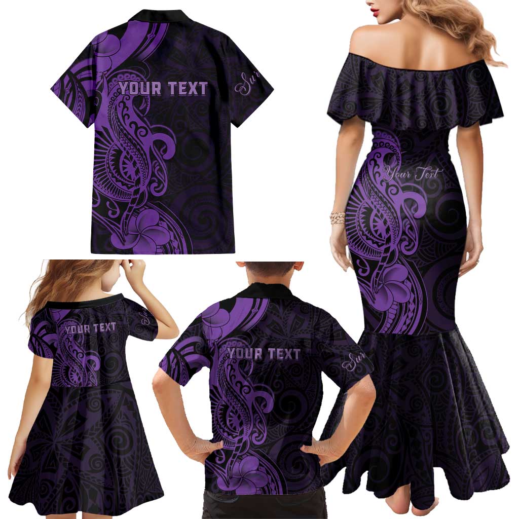 Personalised Lupus Warrior Family Matching Mermaid Dress and Hawaiian Shirt Never Give Up Polynesian Style LT05 - Polynesian Pride