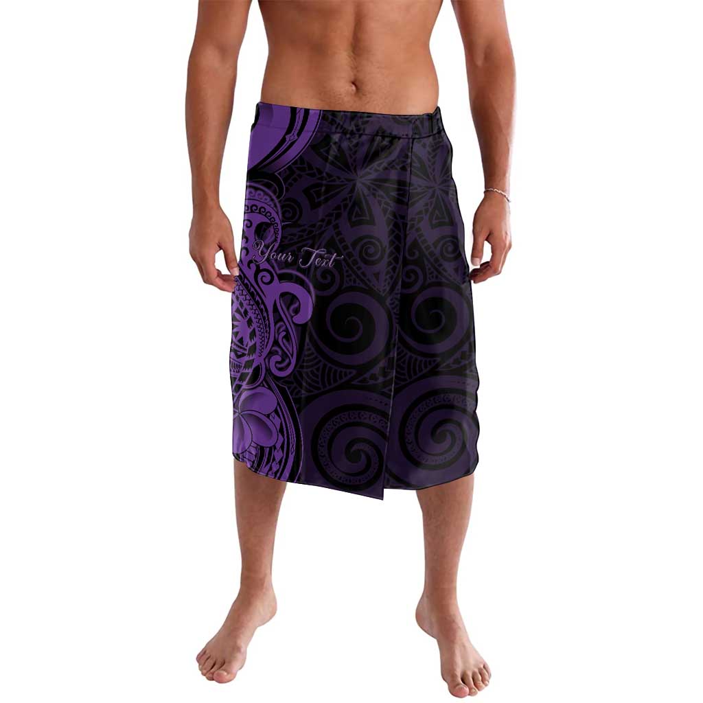 Personalised Lupus Warrior Lavalava Never Give Up Polynesian Style