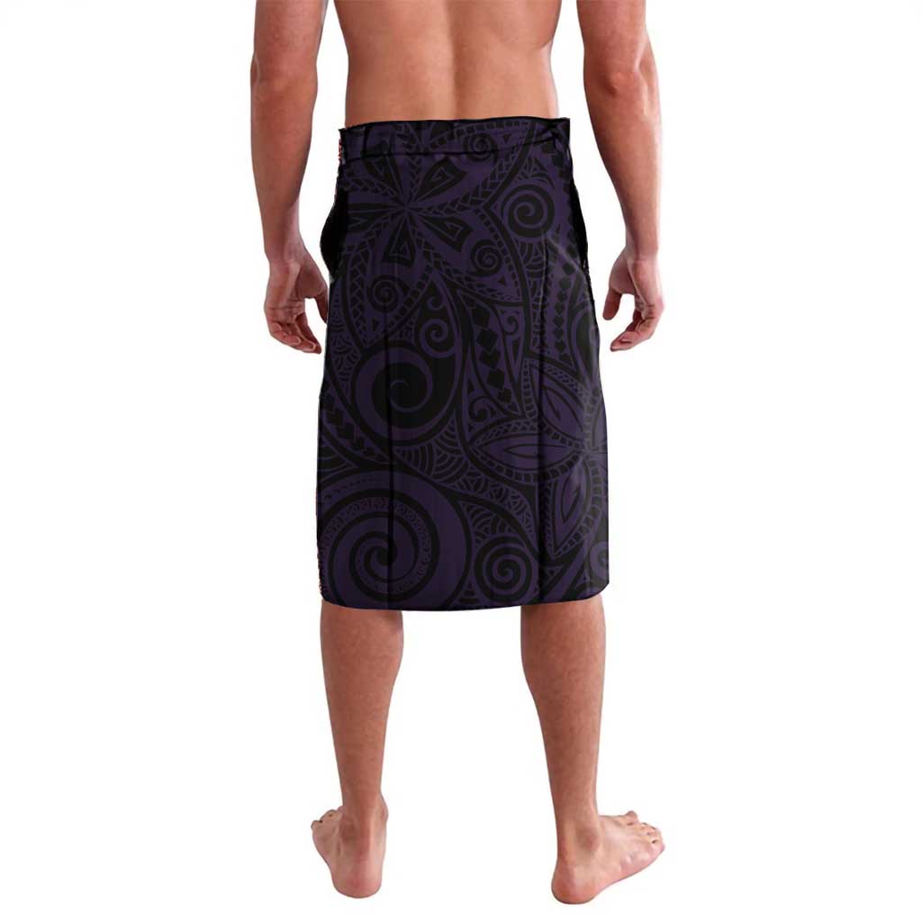 Personalised Lupus Warrior Lavalava Never Give Up Polynesian Style