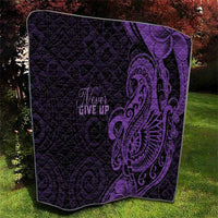 Lupus Warrior Quilt Never Give Up Polynesian Style